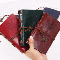 Papier couverture en cuir personnalisé, navire de Pirate, rétro, feuilles mobiles, boussole, Notebook, Journal, planificateur personnalisé, vente en gros