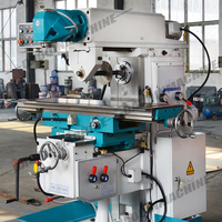 UM1460 Universelle Fräsmaschine Manuell Horizontal Vertikal Mittelschwere Multifunktionale Fräsmaschine ISO50/ISO40 Spindelkonus 220V/380V