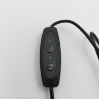 Contrôleur de température PWM USB 12V 3 fils pour ventilateur, affichage numérique de la vitesse et de la température, prise en charge du contrôle marche/arrêt du ventilateur 2A, faisceau de câblage