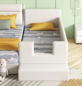 <span class=keywords><strong>Letto</strong></span> Allargato per Bambini in Legno Massello con Sponde di Sicurezza, <span class=keywords><strong>Letto</strong></span> Componibile Grande per Bambini e Bambine, <span class=keywords><strong>Letto</strong></span> Separato - Product Image 3