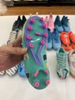 Chaussures de football pour filles, chaussures de sport antidérapantes pour entraînement sur gazon