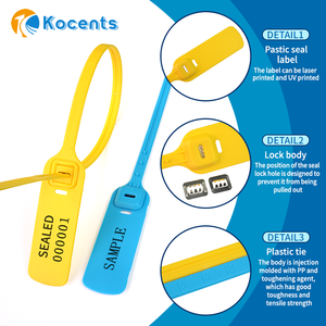 Kocents PTS-018 nóng bán hàng hải Giao thông vận tải an toàn con dấu máy bay và xe tải Con dấu nhựa - Product Image 3