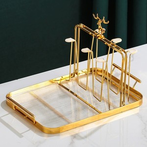 Venta caliente Deer Head-6 Holder Wall Mug Metal Water Cup Coffees Cup Stand Rack Plate Holder - Product Image 4