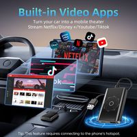 2025 nouveau plus populaire 4GB + 32GB AI sans fil Android Auto Carplay Box prend en charge Netflix Youtube