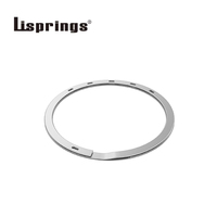 Lisprings Balanced Spiral Self-Locking Retaining Ring | Carbon Steel 304H 316 Stainless Steel, Plain Finish 40-52 HRC