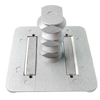Borne de signalisation routière en aluminium 31 perles de cristal, réflecteur prismatique haute intensité, visibilité 300m, œil de chat blanc pour la sécurité routière