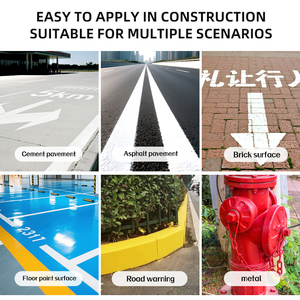 สีอะคริลิกสำหรับทำเครื่องหมายจราจรแบบมันเงาสำหรับถนนและทางหลวง ทนทานต่อการกัดกร่อนและกันน้ำ - Product Image 2