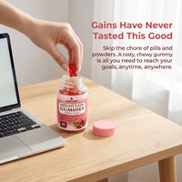 Private Label OEM Gewichtstoename Supplement Natuurlijk Effectief Verhoogt de Eetlust Gezondheidszorg Gewichtstoename Gummies