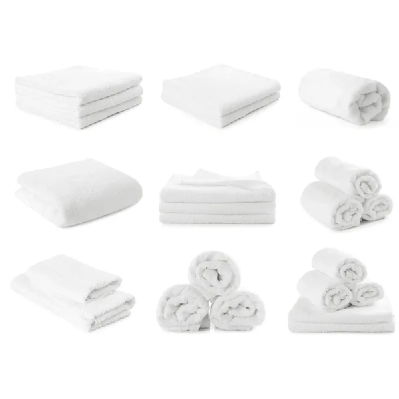Lüks 5 yıldızlı otel beyaz % 100% pamuk yüz el banyo havluları otel Spa banyo için Set özel Logo hediye paketi kutu
