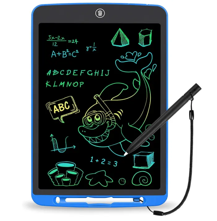 Tableta de escritura LCD para niños y niñas, tablero de dibujo de dinosaurio y unicornio, 8,5-12 pulgadas, 3-8 años