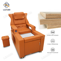 Salon de beauté ascenseur arrière Massage des pieds chaise de lavage des cheveux tête de pédicure Spa Table shampooing lit