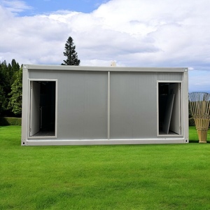 2 Schlafzimmer Container Haus Wasser Strom EU Container-Haus gefertigte Paneele Wand verkleidung Badezimmer-für Büro Wohnzimmer