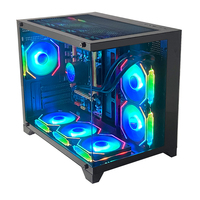 PCOOLING Factory Custom Logo Pc Case Gaming Computer con vidrio templado M-Atx Tower Pc Case para escritorio