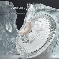 Casserole en céramique émaillée avec couvercle en verre borosilicate haute résistance, intérieur émaillé résistant à la chaleur, diamètre 22 cm pour