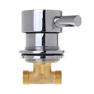 Robinet mélangeur d'eau froide et chaude 1/2 pouce, mélangeur réglable eau froide et chaude, deux entrées et une sortie F - Product Image 1