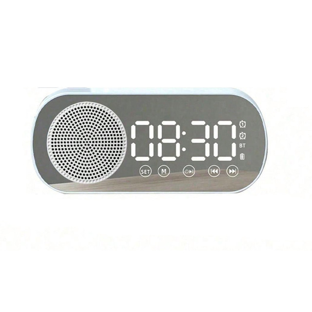 Wireless Speaker Multi-Functional Loud Subwoofer Clock Mini AI Smart Alarm Clock Speaker