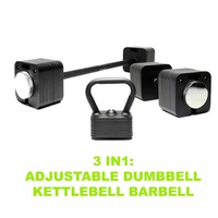 Haltères réglables carrés en gros, fitness commercial, faciles à utiliser, 20 kg, 36 kg, 39-65 kg, ensemble d'haltères réglables par incrément de 1 kg