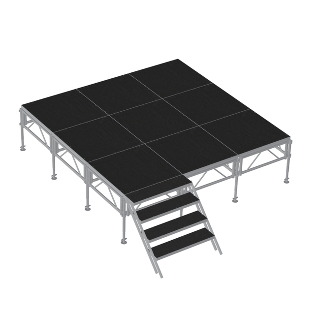 Portable Outdoor Aluminum Alloy Mobile Detachable Stage Platform Foldable Design for Events Concerts Weddings & Truss Displays