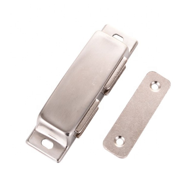 Сильная Магнитная Дверь из нержавеющей стали, всасывающая дверь шкафа, магнитный захват для домашней безопасности