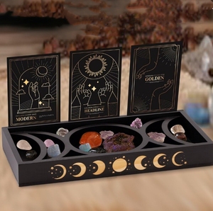 Único negro bruja Tarot <span class=keywords><strong>Lenormand</strong></span> u oráculo titular <span class=keywords><strong>de</strong></span> la tarjeta Tarot <span class=keywords><strong>de</strong></span> madera titular <span class=keywords><strong>de</strong></span> la tarjeta <span class=keywords><strong>de</strong></span> soporte - Product Image 2