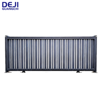 Portail Coulissant en Aluminium Personnalisé pour Entrée de Cour Décorative, Portail Principal Coulissant Euro-Américain Très Vendu