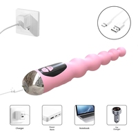 Jouet anal pour adultes, perles, plug anal, vibrateur vaginal/pont de G, modèle SY-96, ConnoisseursG-Spot, fonctionnalités de vibration, étanche IPX7, OEM