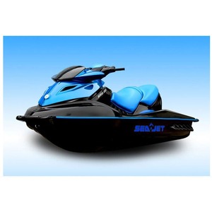 Moto acuática Sea Jet de 1400cc de fibra de vidrio, embarcación de alta velocidad para deportes acuáticos en lagos y ríos. - Product Image 3