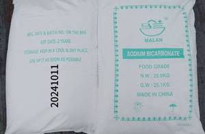Bicarbonato de Sodio (Bicarbonato de Sodio) NaHCO3 99% Mín. Grado Alimentario e Industrial, Bolsa de 25 kg, Malan/Haihua/<span class=keywords><strong>GGG</strong></span> - Product Image 5