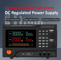 Alimentation électrique régulée CC programmable 600W 900W 1200W 0-60V Sortie simple Réglable Courant constant Alimentation électrique CC