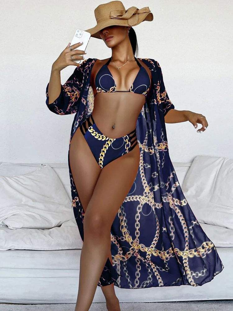 Women Swimsuit Cover up Set Hot Selling Piece Ensemble Robe De