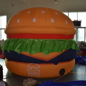 Modèle de hamburger gonflable géant personnalisé KeepFuns, hamburger gonflable en PVC pour la restauration rapide, la décoration d'événements et la publicité - Product Image 2