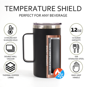 แก้วน้ำเก็บความร้อนสุญญากาศแบบมีฉนวนกันความร้อน ขนาด 24 ออนซ์ 14 ออนซ์ 12 ออนซ์ 16 ออนซ์  แบบมันเงาพิเศษ สำหรับวันพ่อ  สั่งทำได้จำนวนมาก พร้อมโลโก้ส่วนตัว - Product Image 5