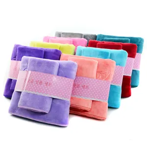 Lot de serviette de bain en microfibre, lot cadeau, serviette pour les mains et le bain, Super absorbante