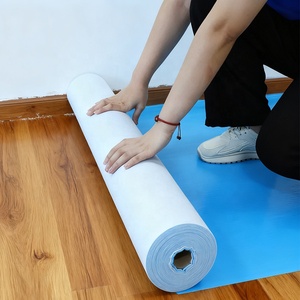 Logo personalizzato 25m 50m autoadesivo riutilizzabile protezione <span class=keywords><strong>impermeabile</strong></span> del pavimento rotolo pellicola in poliestere fogli goccia <span class=keywords><strong>per</strong></span> pittura - Product Image 2