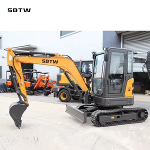 High Productivity Excavator Operator Digger Excavator 1 Ton 2 Ton 4 Ton 5 Ton 6 Ton Excavator Machine Chinese