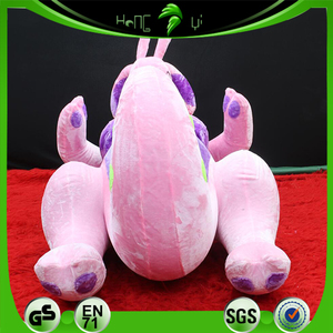 Hongyi inflable 2M peludo <span class=keywords><strong>Goodra</strong></span> juguetes personalizados Rosa peluche dragón peludo - Product Image 4