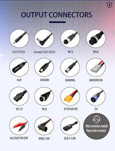 Chargeur XVE 48V sortie 54.6V 2A chargeur Ebike 48V prise XLR mâle à 3 broches pour chargeur de vélo électrique 48 volts 13S batterie au Lithium - Product Image 6