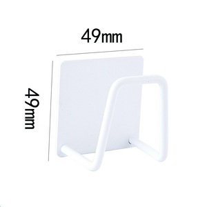 Soporte de Esponja Multifuncional de Acero Inoxidable SUS304, Resistente al Óxido y al Agua, Sin Plegado, Sin Perforación, para Montar en la Pared de la Cocina - Product Image 4