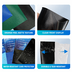 Fundas Protectoras para Tarjetas Coleccionables, Coloridas, Mate, Personalizadas, 100 Unidades, de PP Texturizado - Product Image 3