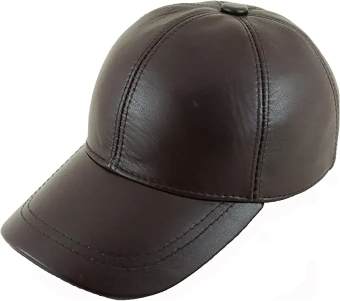Promotional Luxury Winter Suede Faux 6 Panel Leather Supplier Baseball For Men Snapback Cap