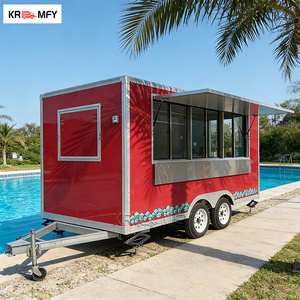2025 Modern Fryer Trucks <b>Small</b> Snack Vending Food Cart Display With <b>Kitchen</b> Equipment - Product Image 5