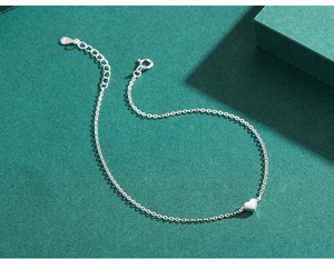 S925 silver snowflake chain Fine link round zircon <b>bracelet</b> Classic women's everyday wear S925 silver minimalist chain - Product Image 4