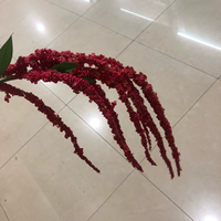 Guirlande artificielle haut de gamme PPS à 8 branches de 115 cm pour décoration de mariage, maison et jardin