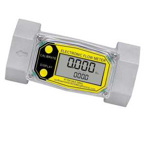 1.5インチデジタルタービン水流計OEMサポート0.5% 精度スレッド接続10-73.5GPMメータリングレンジ - Product Image 1