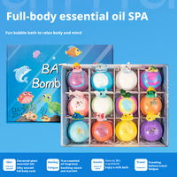 Coffrets Cadeaux de Jouets Océaniques : Jouets Squishy, Jouets Anti-Stress, Kits de Sels de Bain et Boules de Bain Moussantes pour Enfants
