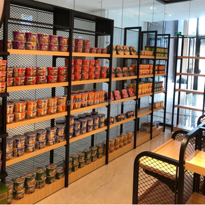 Kệ Cửa Hàng Kệ Gondola Bằng Gỗ Kệ Cửa Hàng Tấm Lưng Lưới Thép - Product Image 3