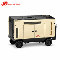 Compresseur d'air à vis diesel Ingersoll Rand à double pression 185-1300 CFM, refroidi par air, mobile, pour la construction