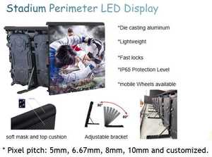 Thâm quyến P6 P8 P10 ngoài trời sân vận động LED hiển thị kích thước LED màn hình quảng cáo cho thể thao bóng đá bóng đá chu vi biểu ngữ bảng - Product Image 5