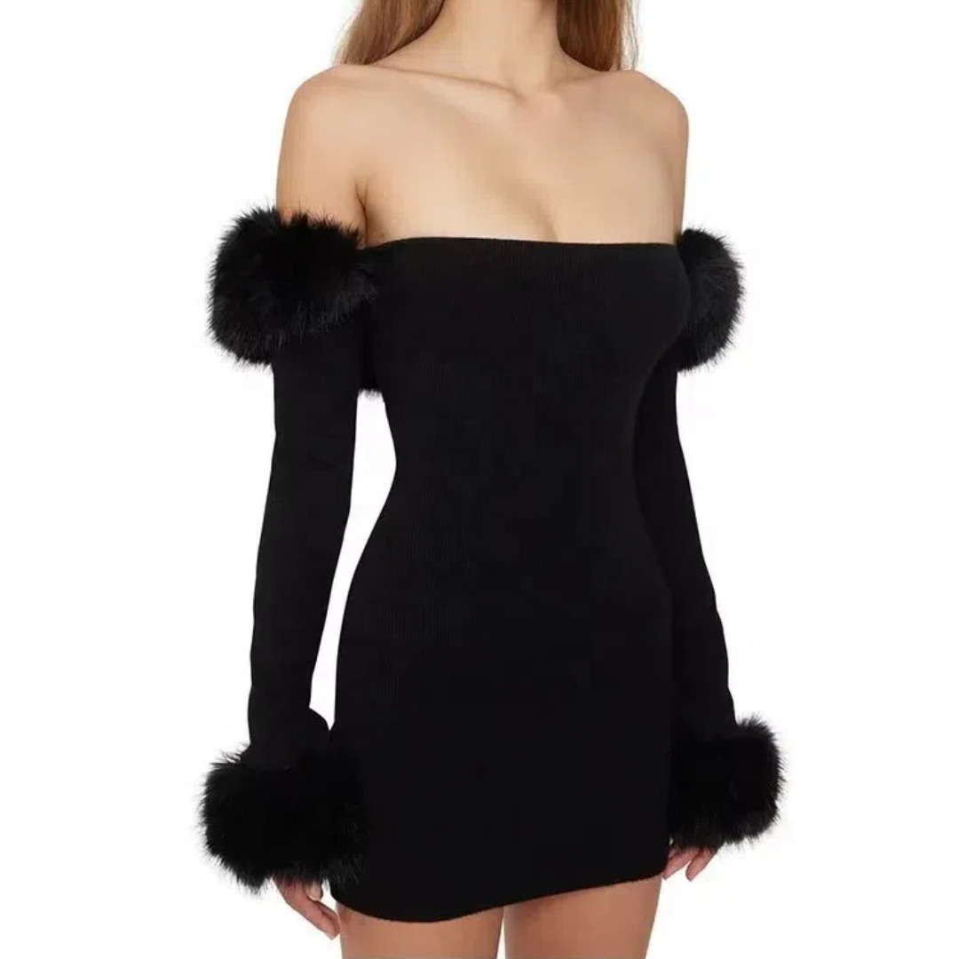 zara off the shoulder dress white Zara Off The Shoulder Sweater Mini Dress