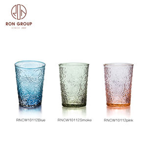 Fabbrica direttamente a basso prezzo set di bicchieri per feste di matrimonio bicchieri da vino senza stelo <span class=keywords><strong>in</strong></span> cristallo senza piombo blu - Product Image 4